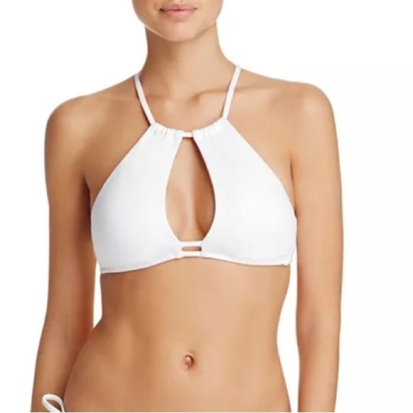 BECCA by Rebecca Virtue Color Code Halter High Neck Bikini Top ONLY - Picture 2 of 6
